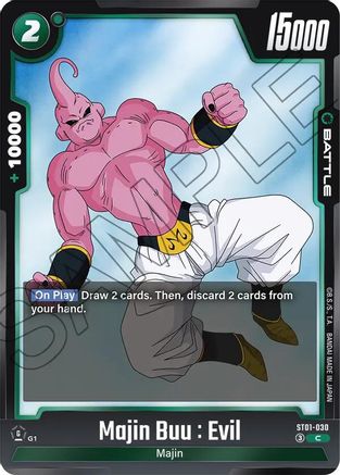 Majin Buu : Evil - ST01-030 (ST01-030) - Story Booster 01 Holofoil
