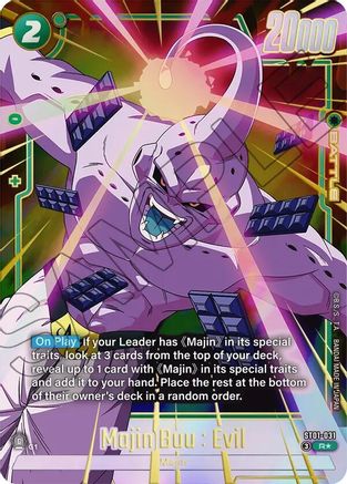 Majin Buu : Evil - ST01-031 (Alternate Art) (ST01-031) - Story Booster 01 Holofoil