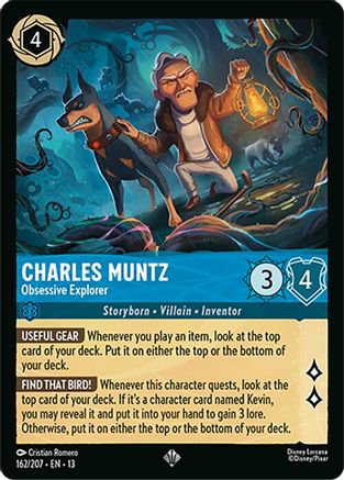 Charles Muntz - Obsessive Explorer (162/204) - Attack of the Vine Cold Foil