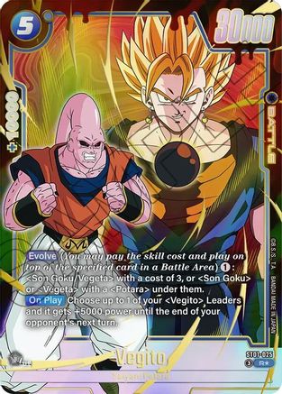 Vegito - ST01-025 (Alternate Art) (ST01-025) - Story Booster 01 Holofoil