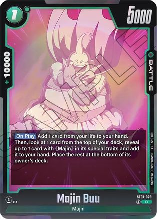 Majin Buu (ST01-028) - Story Booster 01 Holofoil