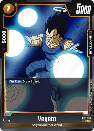 Vegeta - ST01-052 (ST01-052) - Story Booster 01 Holofoil