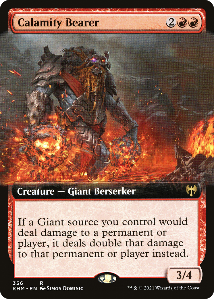 Calamity Bearer (Extended Art) (KHM-356) - Kaldheim: (Extended Art)
