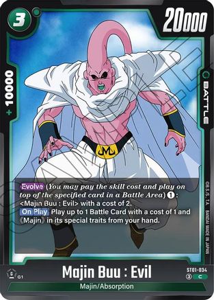 Majin Buu : Evil - ST01-034 (ST01-034) - Story Booster 01 Holofoil