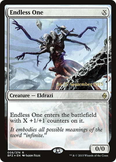 Endless One (PRE-008) - Battle for Zendikar Promos Foil