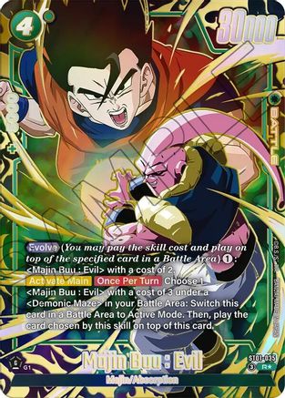 Majin Buu : Evil - ST01-035 (Alternate Art) (ST01-035) - Story Booster 01 Holofoil