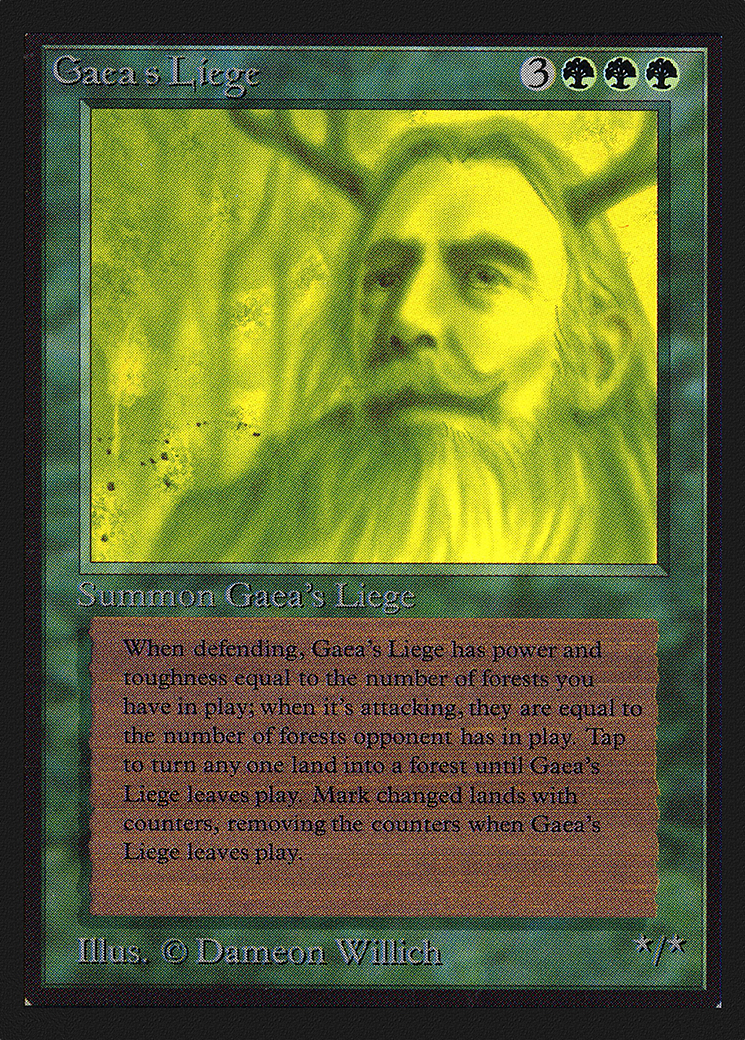 Gaea's Liege (IE) (IED-) - Intl. Collectors' Edition