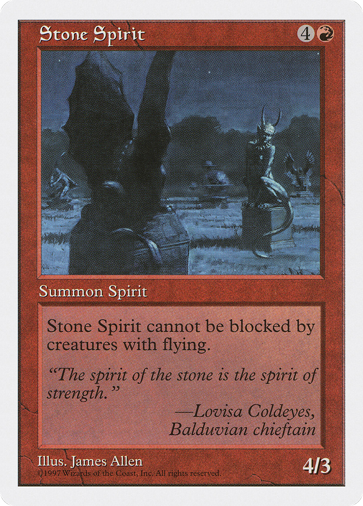 Stone Spirit (5ED-) - Fifth Edition