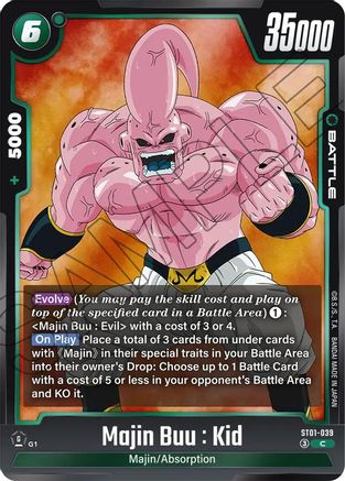 Majin Buu : Kid - ST01-039 (ST01-039) - Story Booster 01 Holofoil