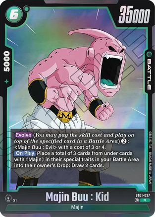 Majin Buu : Kid - ST01-037 (ST01-037) - Story Booster 01 Holofoil