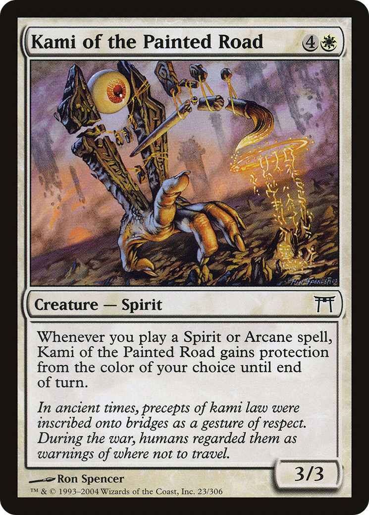 Kami of the Painted Road (CHK-023) - Champions of Kamigawa Foil