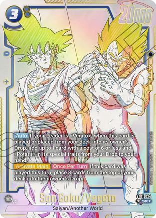 Son Goku/Vegeta (Alternate Art) (ST01-024) - Story Booster 01 Holofoil