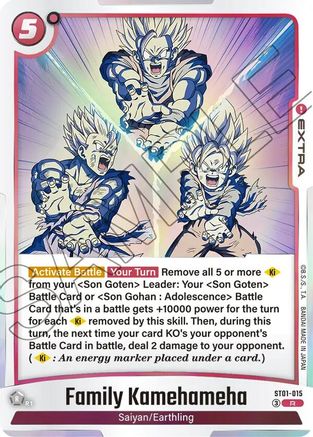 Family Kamehameha (ST01-015) - Story Booster 01 Holofoil