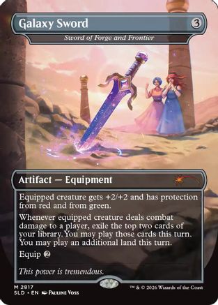 Galaxy Sword - Sword of Forge and Frontier (SLD-2817) - Secret Lair Drop Series