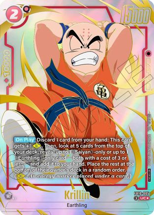 Krillin - FB10-005 (Limited Pack 26-27 WAVE2) (FB10-005) - Tournament and Championship Promos Holofoil