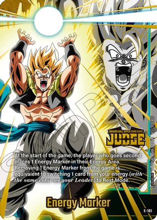 Energy Marker (E-161) (Judge) (E-161) - Fusion World Energy Markers Holofoil