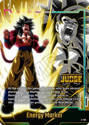 Energy Marker (E-165) (Judge) (E-165) - Fusion World Energy Markers Holofoil