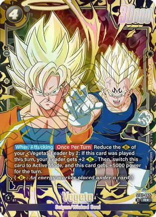 Vegeta - ST01-065 (Alternate Art) (ST01-065) - Story Booster 01 Holofoil