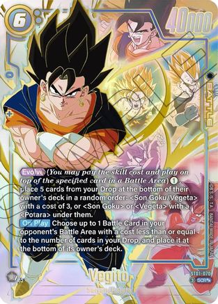 Vegito - ST01-070 (Super Alternate Art) (ST01-070) - Story Booster 01 Holofoil
