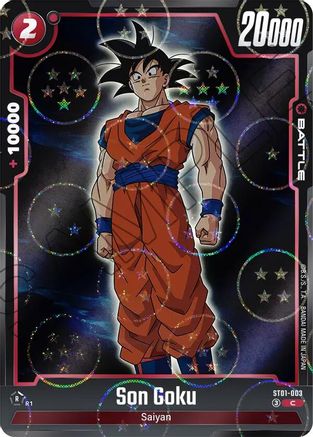 Son Goku - ST01-003 (Dragon Ball Pattern) (ST01-003) - Story Booster 01 Holofoil