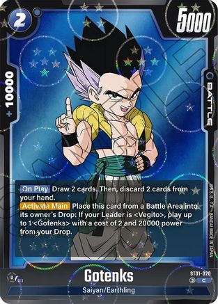 Gotenks - ST01-020 (Dragon Ball Pattern) (ST01-020) - Story Booster 01 Holofoil