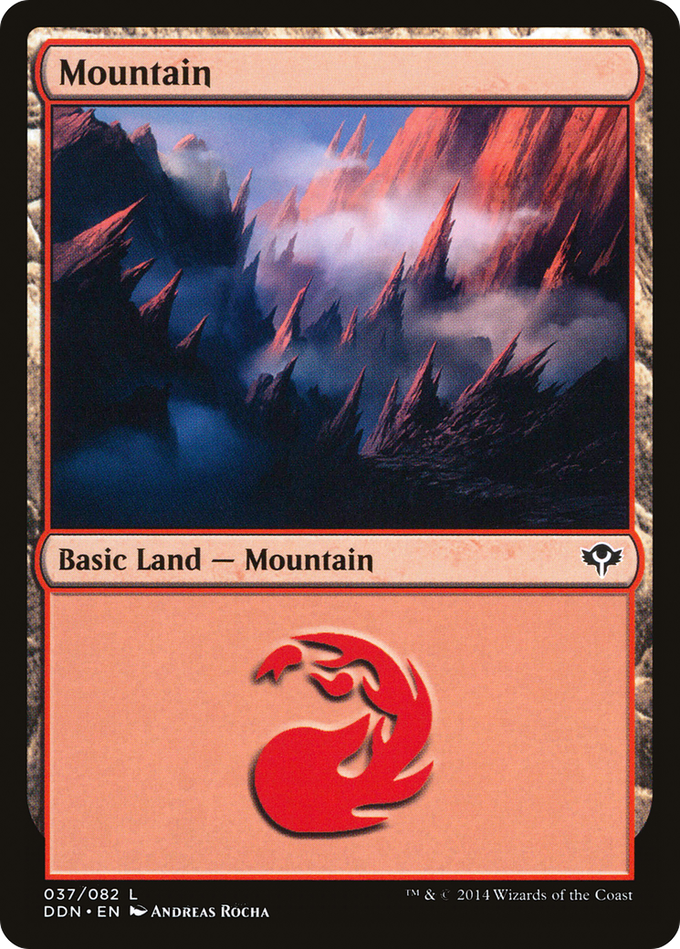 Mountain (037) (DDN-037) - Duel Decks: Speed vs. Cunning