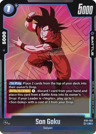 Son Goku - ST01-023 (ST01-023) - Story Booster 01 Holofoil