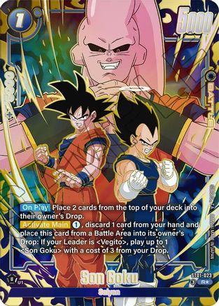 Son Goku - ST01-023 (Alternate Art) (ST01-023) - Story Booster 01 Holofoil