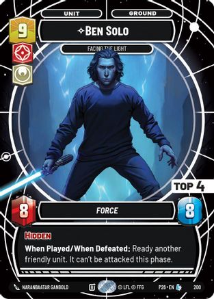 Ben Solo - Facing the Light (Top 4) (200) - Galactic Championship 2026 Foil