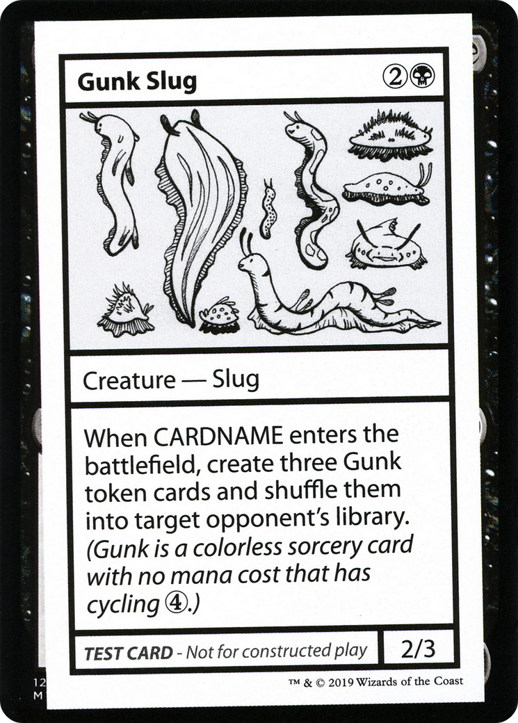 Gunk Slug (No PW Symbol) (CMB1-043) - Mystery Booster Playtest Cards 2021