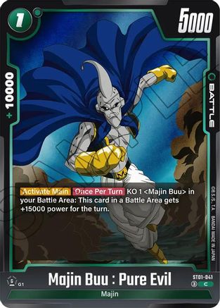 Majin Buu : Pure Evil - ST01-041 (ST01-041) - Story Booster 01 Holofoil