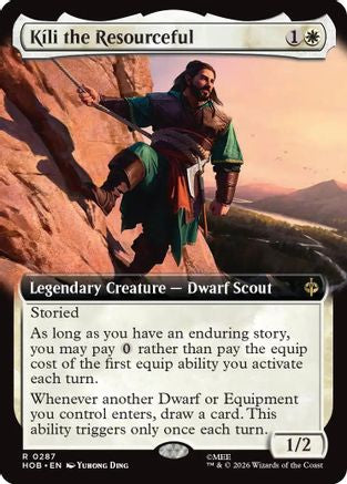 Kili the Resourceful (Extended Art) (HOB-287) - The Hobbit Foil