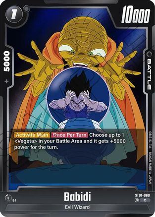 Babidi - ST01-060 (ST01-060) - Story Booster 01 Holofoil