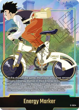 Energy Marker (E-149) (Gold) (E-149) - Fusion World Energy Markers Holofoil