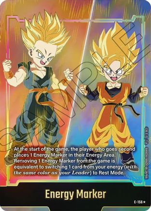 Energy Marker (E-156) (Gold) (E-156) - Fusion World Energy Markers Holofoil
