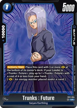 Trunks : Future - FB11-034 (FB11-034) - Brightness of Hope