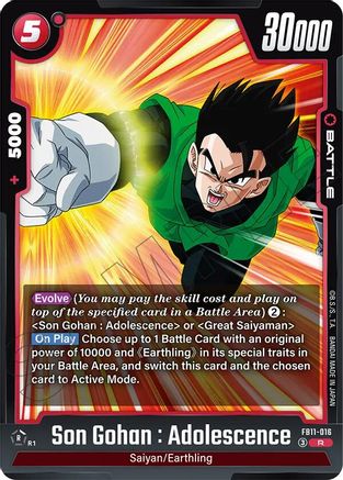 Son Gohan : Adolescence - FB11-016 (FB11-016) - Brightness of Hope Holofoil