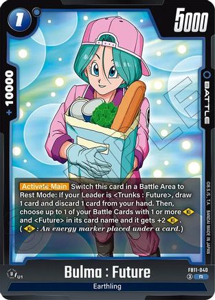 Bulma : Future - FB11-040 (FB11-040) - Brightness of Hope Holofoil