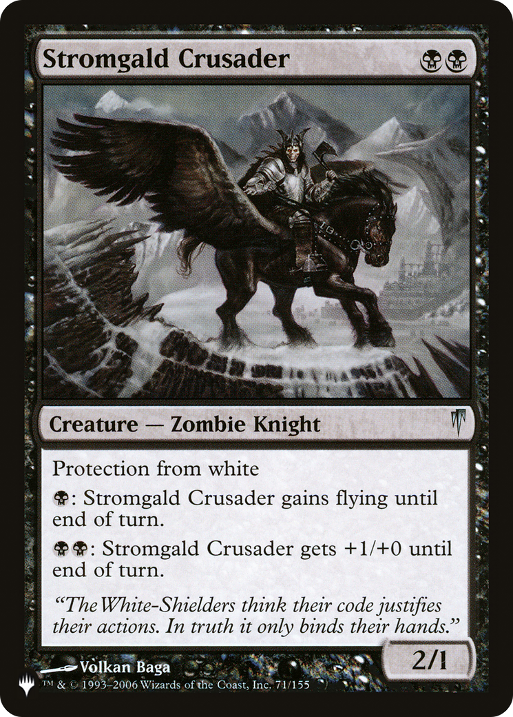 Stromgald Crusader (LIST-71/155) - The List