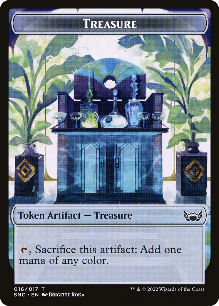 Treasure (TSNC-016) - Streets of New Capenna Tokens Foil