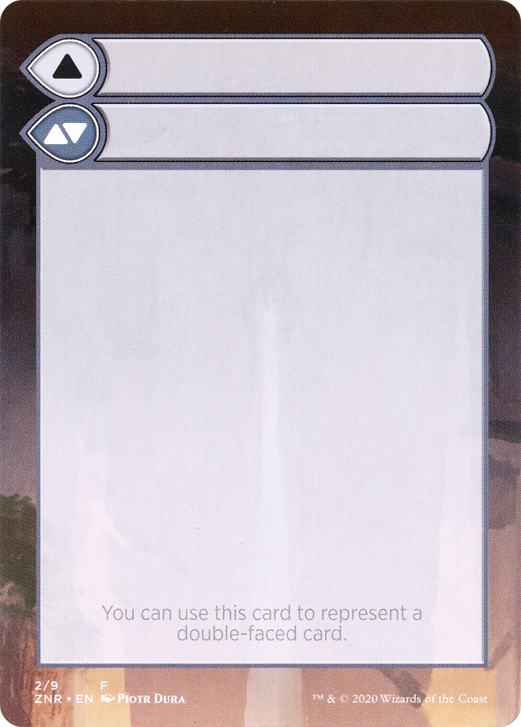 Double-Faced Substitute Card (SZNR-002) - Zendikar Rising Substitute Cards (Borderless)
