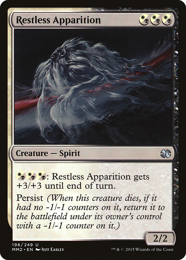 Restless Apparition (MM2-196) - Modern Masters 2015 Foil