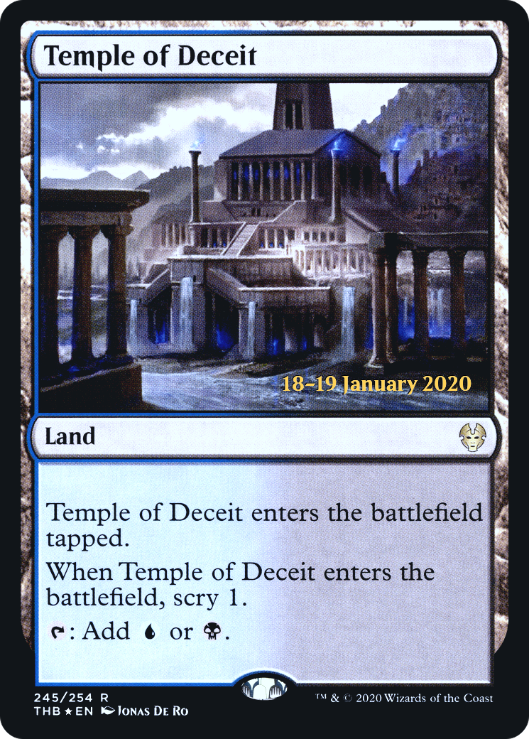 Temple of Deceit (PRE-245) - Theros Beyond Death Promos Foil