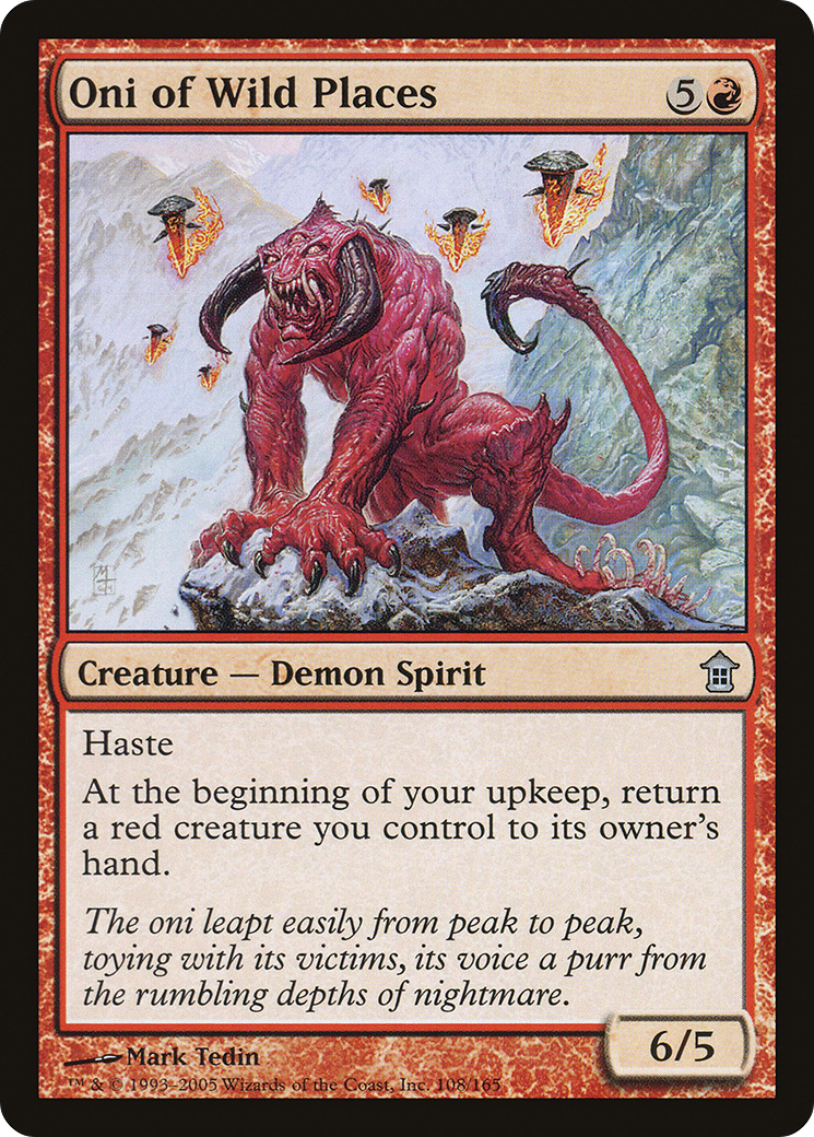 Oni of Wild Places (SOK-108) - Saviors of Kamigawa