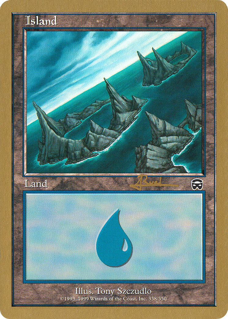 Island (338) - 2001 Antoine Ruel (MMQ) (WCD-) - World Championship Decks 2001