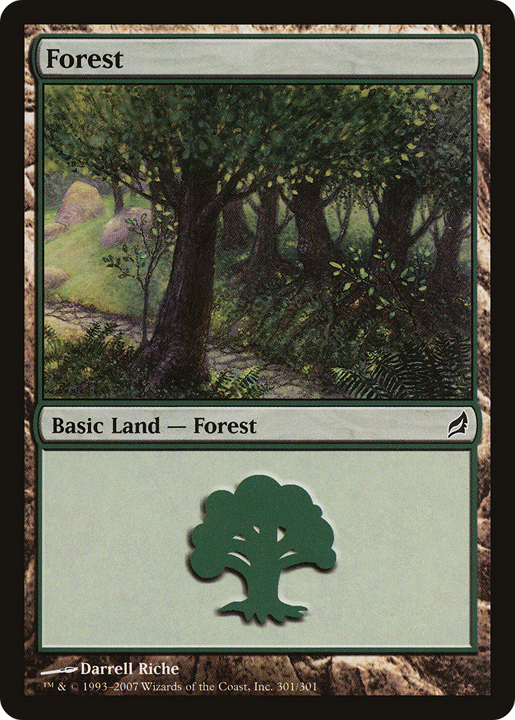 Forest (301) (LRW-301) - Lorwyn Foil