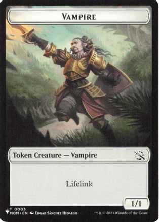 Vampire // Elemental Double-Sided Token (LIST-3 // 12) - The List Reprints