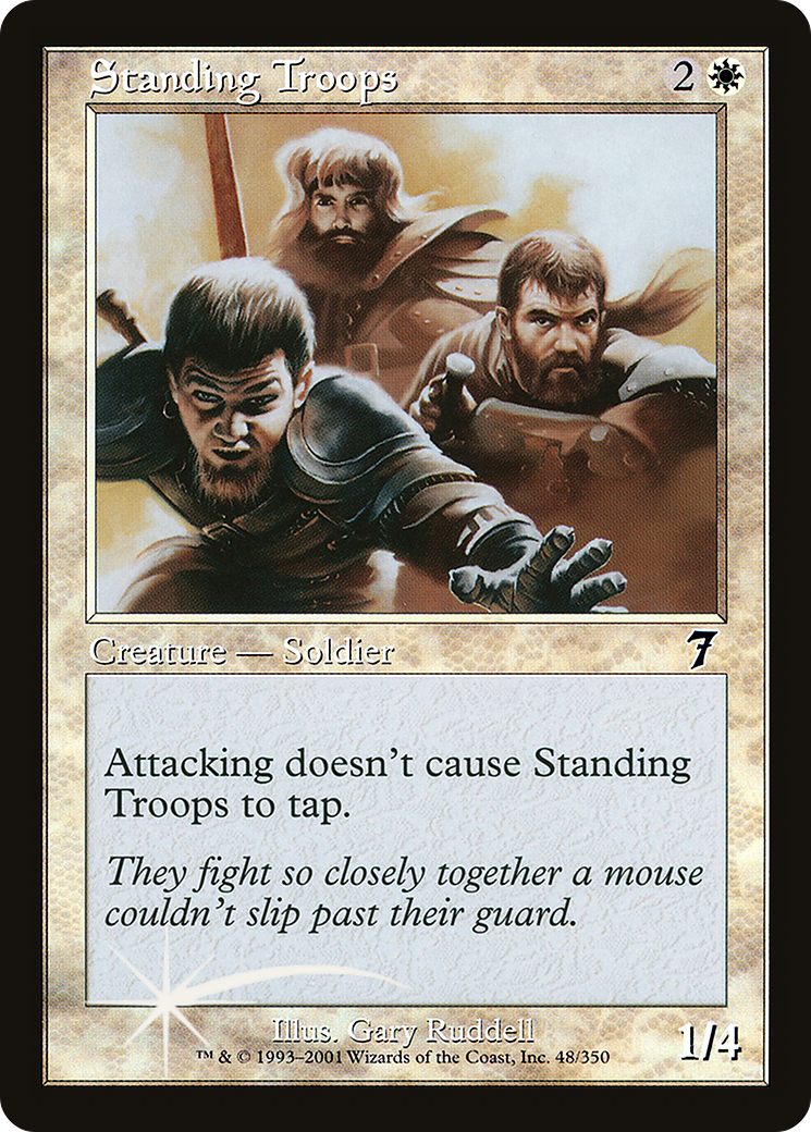 Standing Troops (7ED-048) - 7th Edition