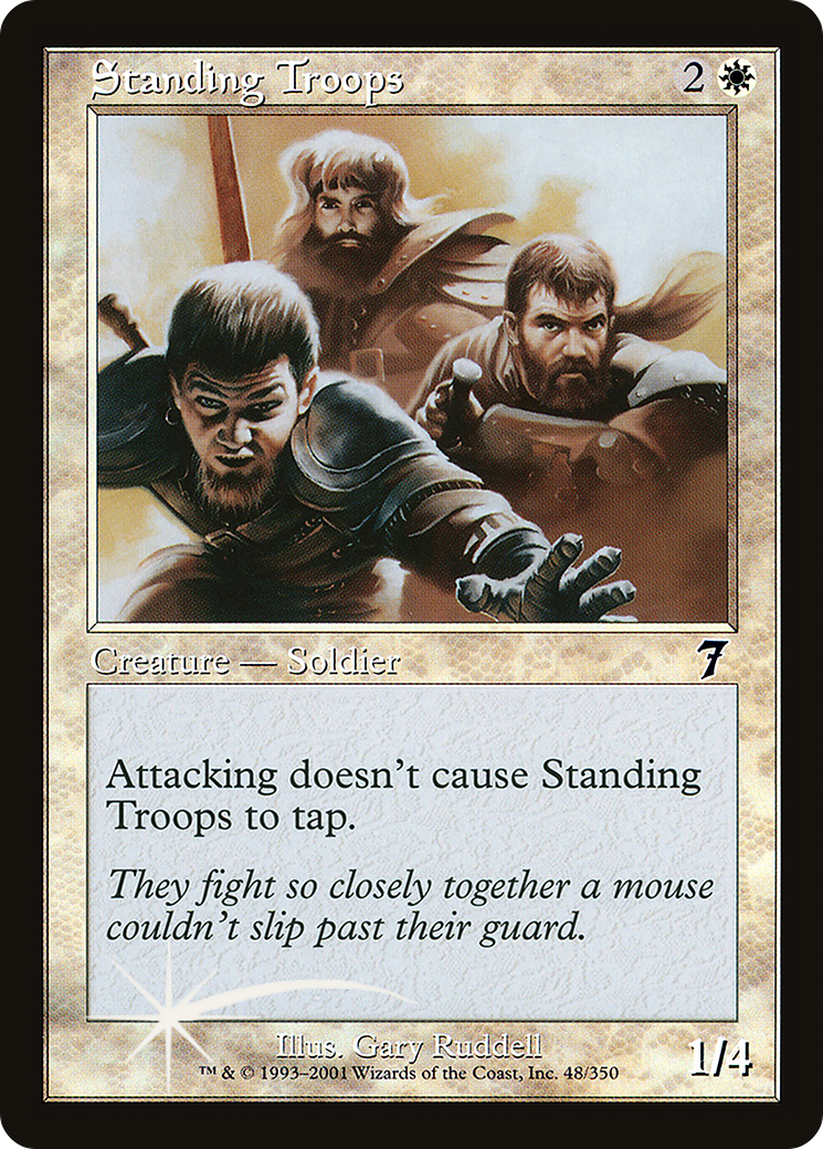 Standing Troops (7ED-048) - 7th Edition