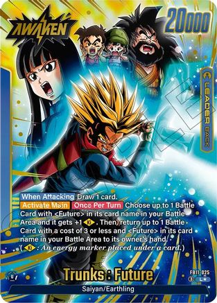 Trunks : Future/Son Gohan : Future // Trunks : Future (Alternate Art) (FB11-025) - Brightness of Hope Holofoil